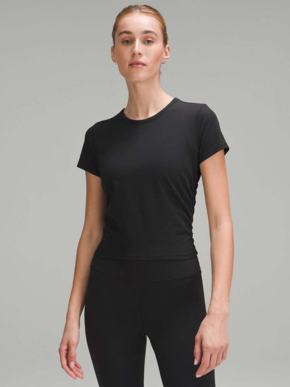 Lululemon All It Takes Ribbed Nulu T-Shirt - 14 Black